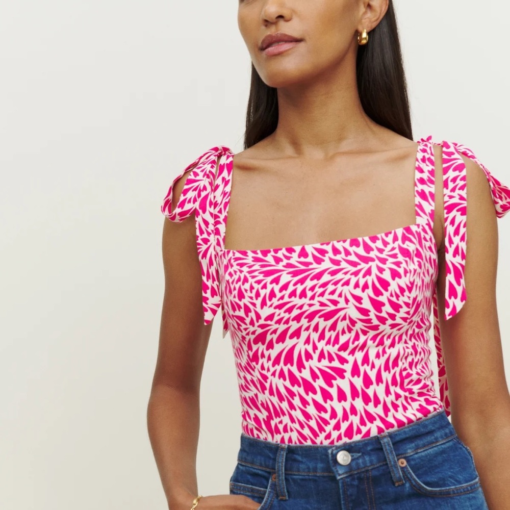 Reformation Ellora Top Pink Size 2 NWT